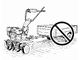 BlackStone MHG 1800 - Motoazada de gasolina de 212cc - 7 HP
