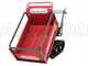 GeoTech Pro GeoPorter 330E BS - Carretilla de orugas con caja extensible y 4 rodillos - 300 kg