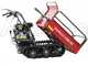 GeoTech Pro GeoPorter 330E BS - Carretilla de orugas con caja extensible y 4 rodillos - 300 kg