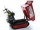 Carretilla de orugas GeoTech Pro GeoPorter 530D BS Hydro - 12 HP, Caja dumper hidr&aacute;ulica 500kg