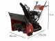 GeoTech-Pro STP1587 TERBS - Quitanieves de orugas - Motor B&amp;S 2100