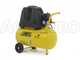 Abac Pole Position B15 - Compresor de aire el&eacute;ctrico con ruedas - Motor 1.5 HP - 24 L sin aceite