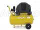 Abac Pole Position B15 - Compresor de aire el&eacute;ctrico con ruedas - Motor 1.5 HP - 24 L sin aceite