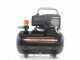 Black &amp; Decker BD195 12 NK - Compresor de aire el&eacute;ctrico port&aacute;til monof&aacute;sico, sin aceite - Motor 1.5 HP - 12 L