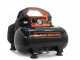 Black &amp; Decker BD 55/6 - Compresor de aire el&eacute;ctrico port&aacute;til monof&aacute;sico, sin aceite - Motor 0.5 HP - 6 L