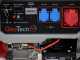 GeoTech Pro GGP 8000-3 ES - Generador de corriente con ruedas y con AVR 6.5 kW - Continua 6 kwTrif&aacute;sica