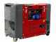 GeoTech Pro DGP8500SE-3 - Generador de corriente di&eacute;sel con ruedas y AVR 6.0 kW - Continua 5.5 kw Full-Power