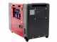 GeoTech Pro DGP8500SE-3 - Generador de corriente di&eacute;sel con ruedas y AVR 6.0 kW - Continua 5.5 kw Full-Power