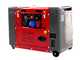GeoTech Pro DGP8500SE-3 - Generador de corriente silencioso con ruedas y AVR 6 kW - Continua 5.5 kW Full-Power + ATS monof&aacute;sico