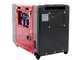 GeoTech Pro DGP8500SE-3 - Generador de corriente silencioso con ruedas y AVR 6 kW - Continua 5.5 kW Full-Power + ATS monof&aacute;sico