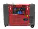 GeoTech Pro DGP8500SE-3 - Generador de corriente silencioso con ruedas y AVR 6 kW - Continua 5.5 kW Full-Power + ATS monof&aacute;sico