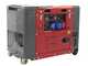 GeoTech Pro DGP8500SE-3 - Generador de corriente silencioso con ruedas y AVR 6 kW - Continua 5.5 kW Full-Power + ATS monof&aacute;sico