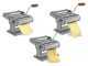 M&aacute;quina para hacer pasta BEPER 90.345 con manivela - para extender y cortar la pasta