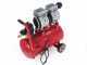 GeoTech S-AC 24.8.10 - Compresor de aire el&eacute;ctrico silencioso 24 l sin aceite - Motor 1 hp