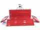 Caj&oacute;n de transporte para tractor GeoTech TRP 140 - basculante - 3 laterales abatibles