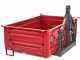 Caj&oacute;n de transporte para tractor GeoTech TRP 160 - basculante - 3 laterales abatibles