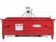 Caj&oacute;n de transporte para tractor GeoTech TRP 160 - basculante - 3 laterales abatibles