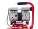 GeoTech S-AC50V-8-10 - Compresor de aire el&eacute;ctrico sin aceite - Motor 1 HP - 50 l Vertical Silencioso