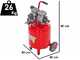 GeoTech S-AC50V-8-10 - Compresor de aire el&eacute;ctrico sin aceite - Motor 1 HP - 50 l Vertical Silencioso
