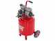 GeoTech S-AC50V-8-10 - Compresor de aire el&eacute;ctrico sin aceite - Motor 1 HP - 50 l Vertical Silencioso