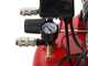 GeoTech S-AC50V-8-10 - Compresor de aire el&eacute;ctrico sin aceite - Motor 1 HP - 50 l Vertical Silencioso