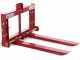GeoTech D700 - Horquillas portapalets para tractor - Cargador trasero - Capacidad 700 Kg