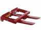 GeoTech D700 - Horquillas portapalets para tractor - Cargador trasero - Capacidad 700 Kg