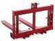 GeoTech D700 - Horquillas portapalets para tractor - Cargador trasero - Capacidad 700 Kg