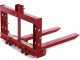 GeoTech D700 - Horquillas portapalets para tractor - Cargador trasero - Capacidad 700 Kg