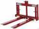 GeoTech D700 - Horquillas portapalets para tractor - Cargador trasero - Capacidad 700 Kg
