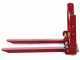 GeoTech D700 - Horquillas portapalets para tractor - Cargador trasero - Capacidad 700 Kg