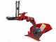 Arado monosurco para tractor Geotech DP20 con estructura reforzada