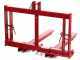 GeoTech D300 - Horquillas portapalets para tractor - Cargador trasero - Capacidad 300 Kg