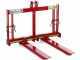 GeoTech D300 - Horquillas portapalets para tractor - Cargador trasero - Capacidad 300 Kg