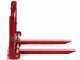 GeoTech D300 - Horquillas portapalets para tractor - Cargador trasero - Capacidad 300 Kg
