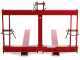 GeoTech D300 - Horquillas portapalets para tractor - Cargador trasero - Capacidad 300 Kg