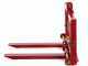 GeoTech D300 - Horquillas portapalets para tractor - Cargador trasero - Capacidad 300 Kg