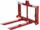 GeoTech D300 - Horquillas portapalets para tractor - Cargador trasero - Capacidad 300 Kg