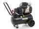 Nuair Sil Air 244/24 - Compresor de aire el&eacute;ctrico monof&aacute;sico silencioso, sin aceite - Motor 1.5 HP - 24 L