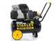 Stanley Sil Air 244/24 - Compresor de aire el&eacute;ctrico monof&aacute;sico silencioso, sin aceite - Motor 1.5 HP - 24 L