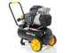 Stanley Sil Air 244/24 - Compresor de aire el&eacute;ctrico monof&aacute;sico silencioso, sin aceite - Motor 1.5 HP - 24 L