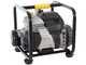 Stanley Vento Rollcage OL244/6 PCM - Compresor de aire el&eacute;ctrico monof&aacute;sico silencioso, sin aceite - Motor 1.5 HP - 6 L
