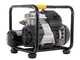 Stanley Vento Rollcage OL244/6 PCM - Compresor de aire el&eacute;ctrico monof&aacute;sico silencioso, sin aceite - Motor 1.5 HP - 6 L