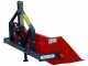 GeoTech de 160 cm - Pala hidr&aacute;ulica para tractor - serie pesada - capacidad 700 Kg