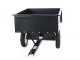 Remolque abatible para tractor cortac&eacute;sped de metal GeoTech TC3080D caj&oacute;n cm 97x76 (h 33 cm)