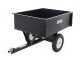 Remolque abatible para tractor cortac&eacute;sped de metal GeoTech TC3080D caj&oacute;n cm 97x76 (h 33 cm)