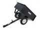 Remolque abatible para tractor cortac&eacute;sped de metal GeoTech TC3080D caj&oacute;n cm 97x76 (h 33 cm)