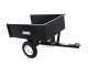 Remolque abatible para tractor cortac&eacute;sped de metal GeoTech TC3080D caj&oacute;n cm 97x76 (h 33 cm)