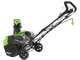 Greenworks GD40ST - Quitanieves de bater&iacute;a - BATER&Iacute;A Y CARGADOR NO EST&Aacute;N INCLUIDOS