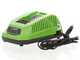 Cortasetos el&eacute;ctrico a bater&iacute;a Greenworks G40HT 40V - cuchilla de 61 cm - Bater&iacute;a 2A 40V